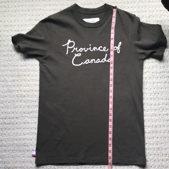 Province of Canada Olive Green Tee T-Shirt Unisex Size XXS - Picture 10 of 12